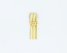 画像をギャラリービューアに読み込む, 豆楊枝入れ 黄色 縞