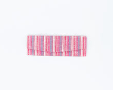 画像をギャラリービューアに読み込む, 楊枝入れ 赤地に白と青の縞