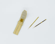 画像をギャラリービューアに読み込む, 豆楊枝入れ 黄色 縞