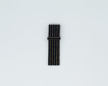 画像をギャラリービューアに読み込む, 豆楊枝入れ 紺地に山吹色 縞